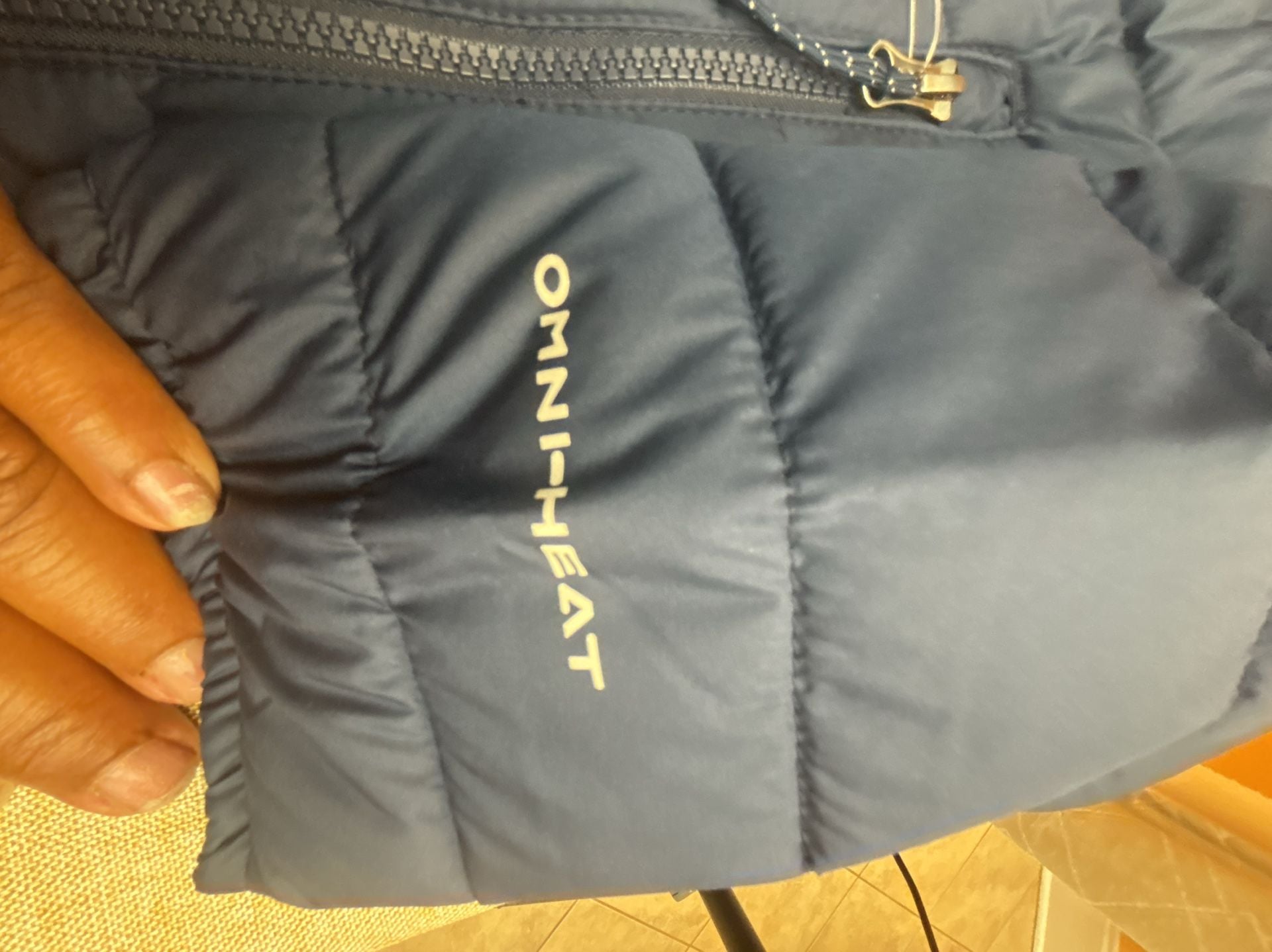 Columbia Powder Lite II Jacket XXL 2TG Blue Omni-Heat Puffer Jacket 4