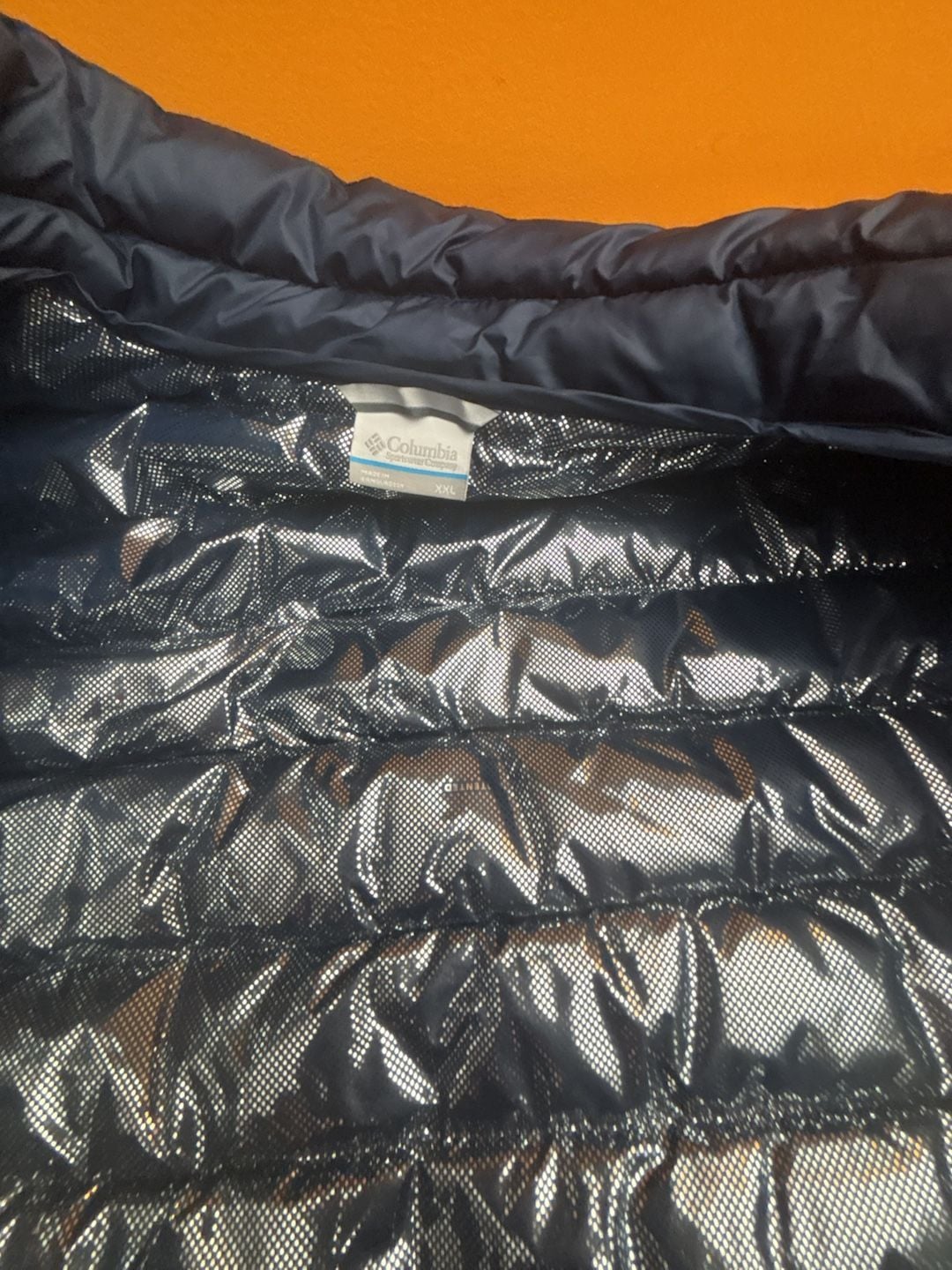 Columbia Powder Lite II Jacket XXL 2TG Blue Omni-Heat Puffer Jacket 7