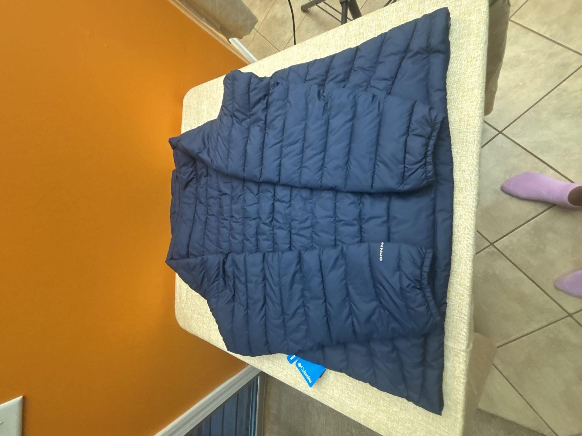 Columbia Powder Lite II Jacket XXL 2TG Blue Omni-Heat Puffer Jacket 10