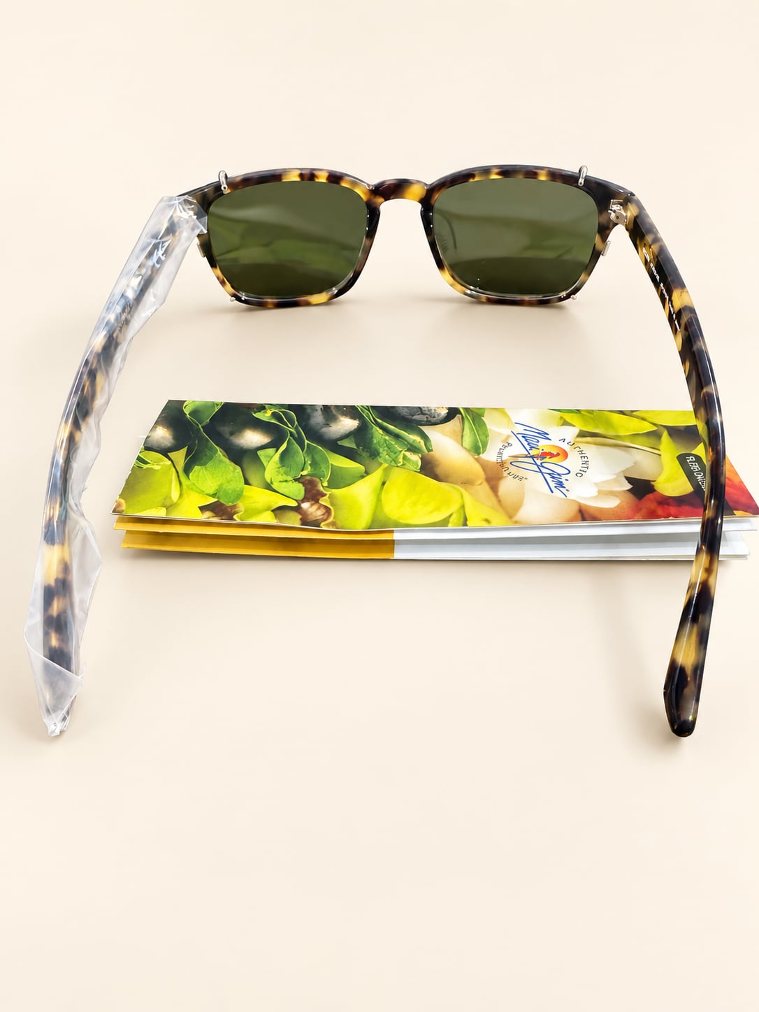Maui Jim MJ753-10L Tortoise Eyeglasses + Polarized Sun Clip 50-19-145 Japan 3