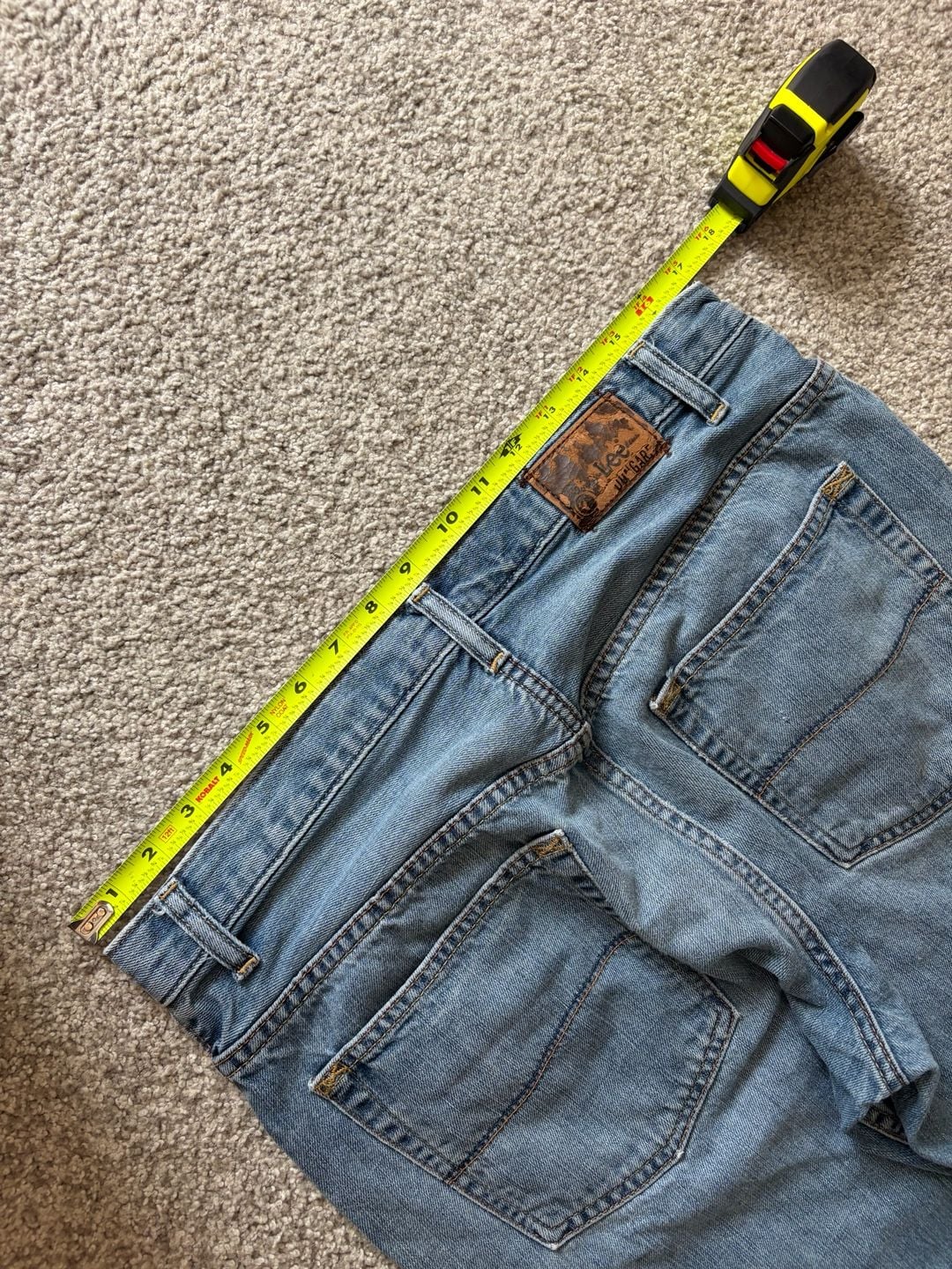 Lee Relaxed Bootcut Jeans Size 33x32 Medium Wash Denim 5