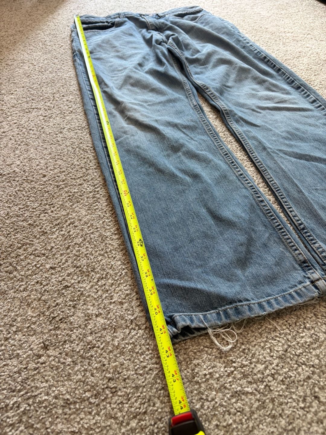 Lee Relaxed Bootcut Jeans Size 33x32 Medium Wash Denim 6