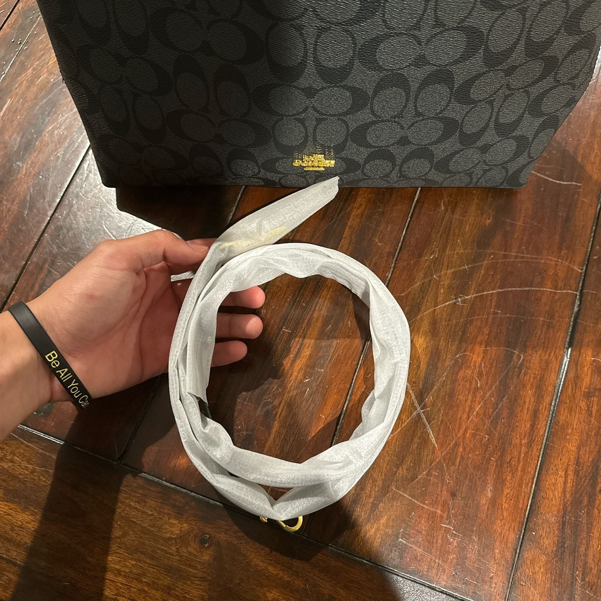 Inspired Coach Laurel Shoulder Bag in Signature Canvas Black 6