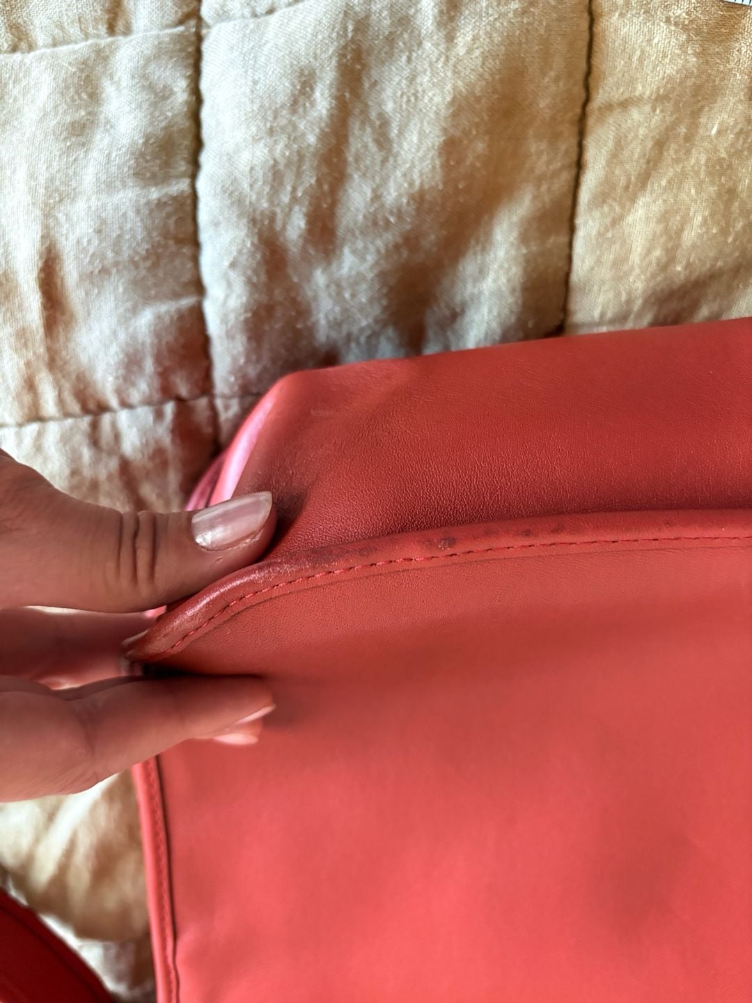 Coach 75TH ANNIVERSARY Limited Edition Women's Leather Shoulder Saddle Bag in Tomato Red 19