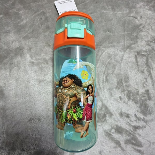 Zak Designs Disney Moana Water Bottle 16.9 oz Leak-Proof Straw