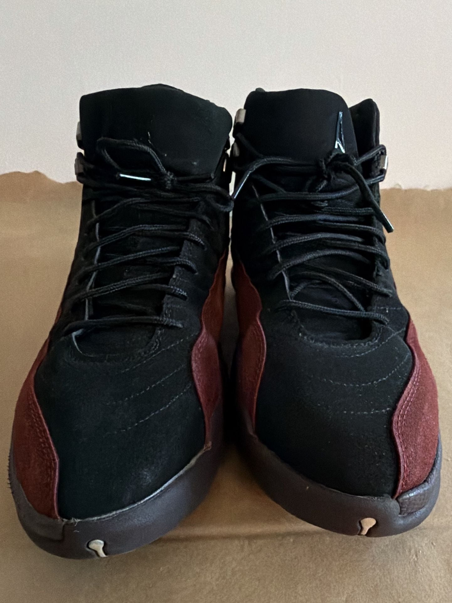 Jordan 12 Retro SP A Ma Maniére Black Burgundy Crush Size 13 2