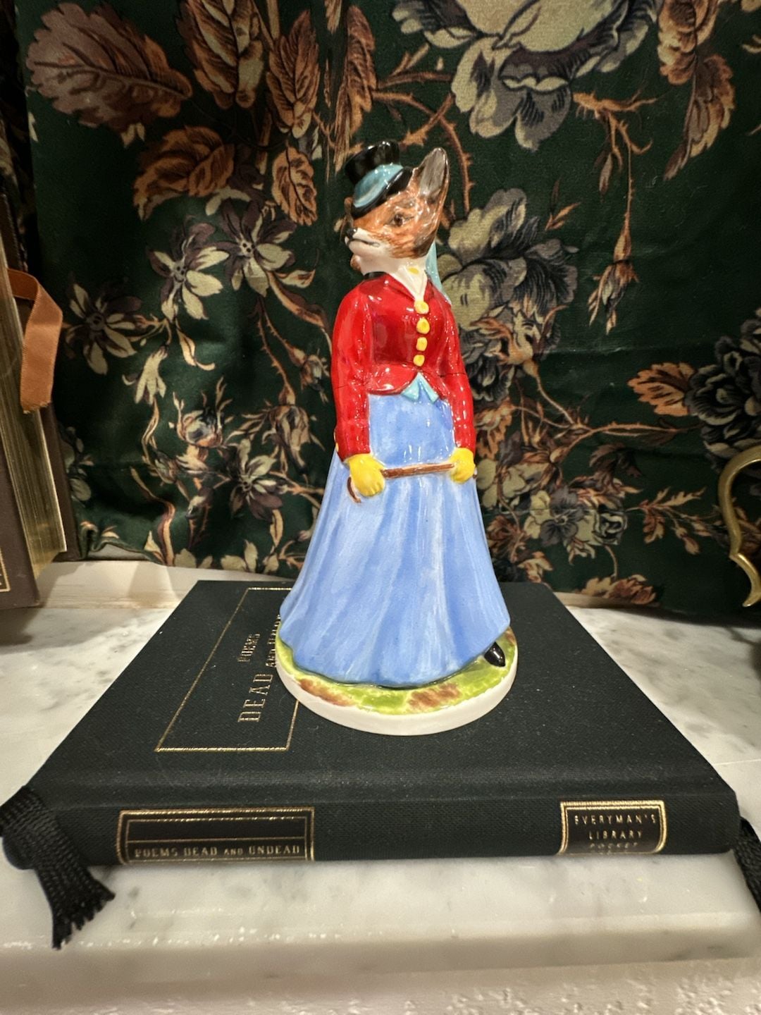 Aynsley Lady Fox Figurine Hand Painted Fine Bone China 1