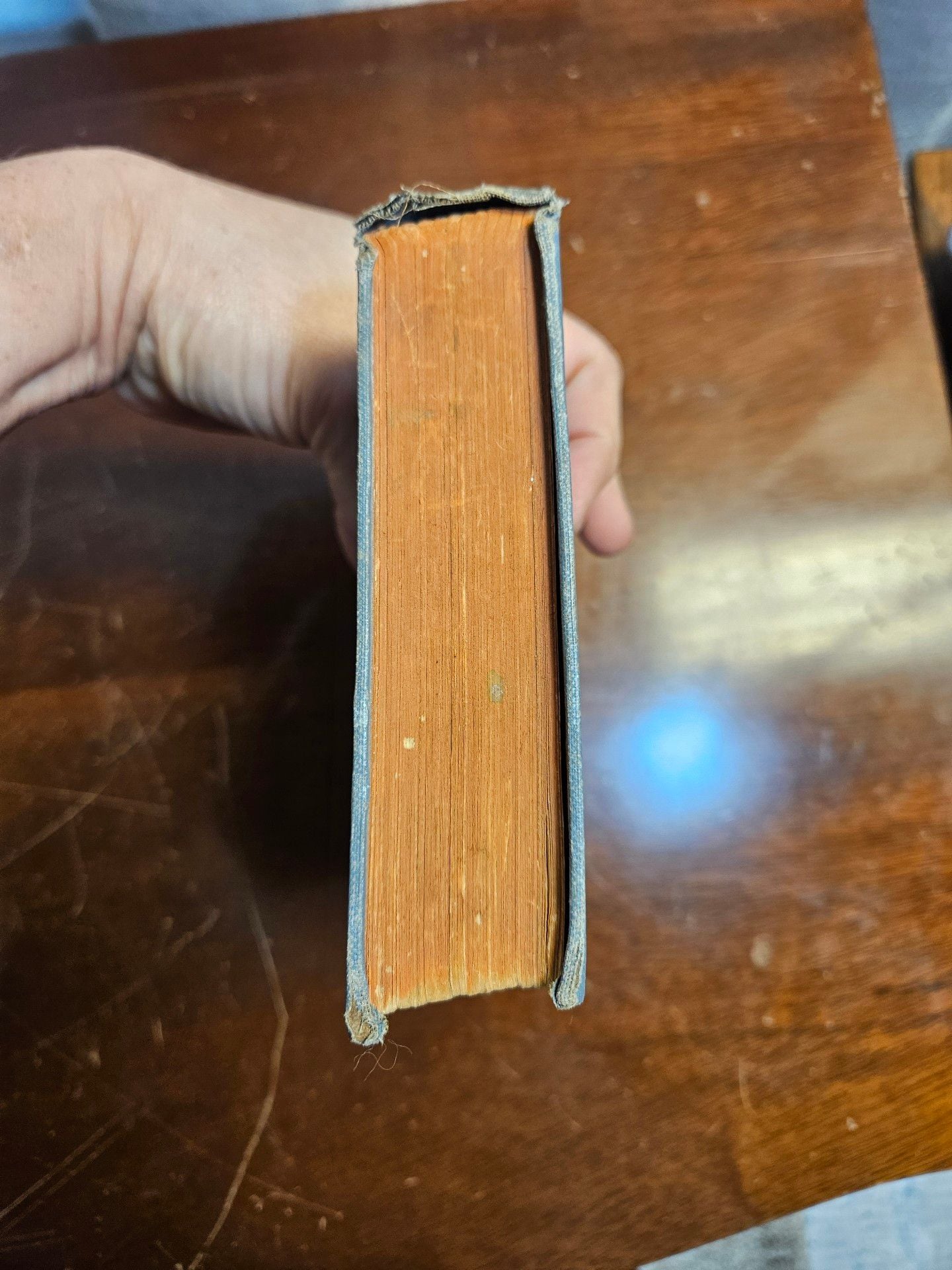 Nancy Drew Password to Larkspur Lane 1933 Early Printing Blue Orange Silhouette hardcover 8