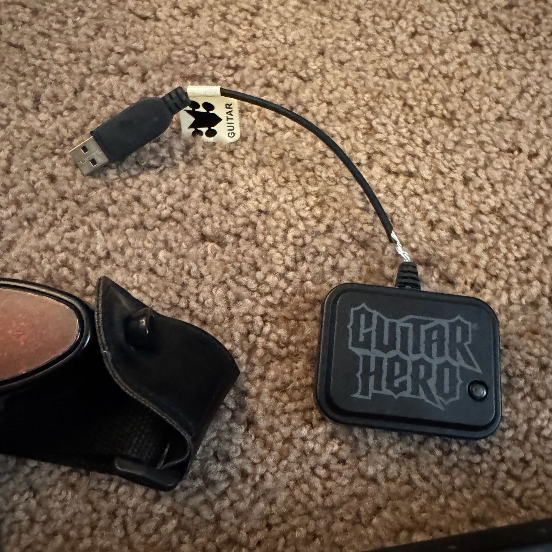 Guitar Hero 5 Wireless Guitar Red Controller PlayStation 3 W/ Dongle 8