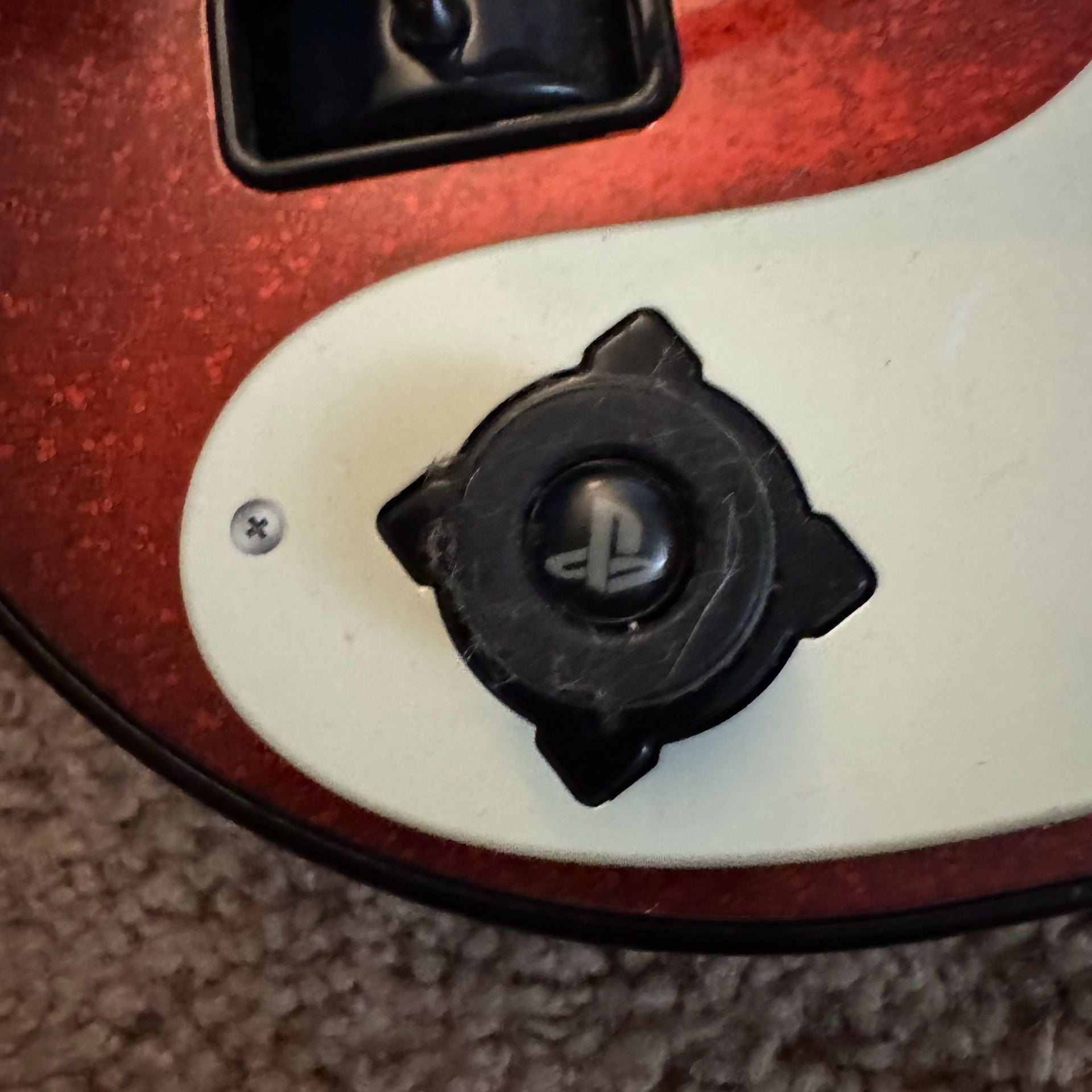 Guitar Hero 5 Wireless Guitar Red Controller PlayStation 3 W/ Dongle 10