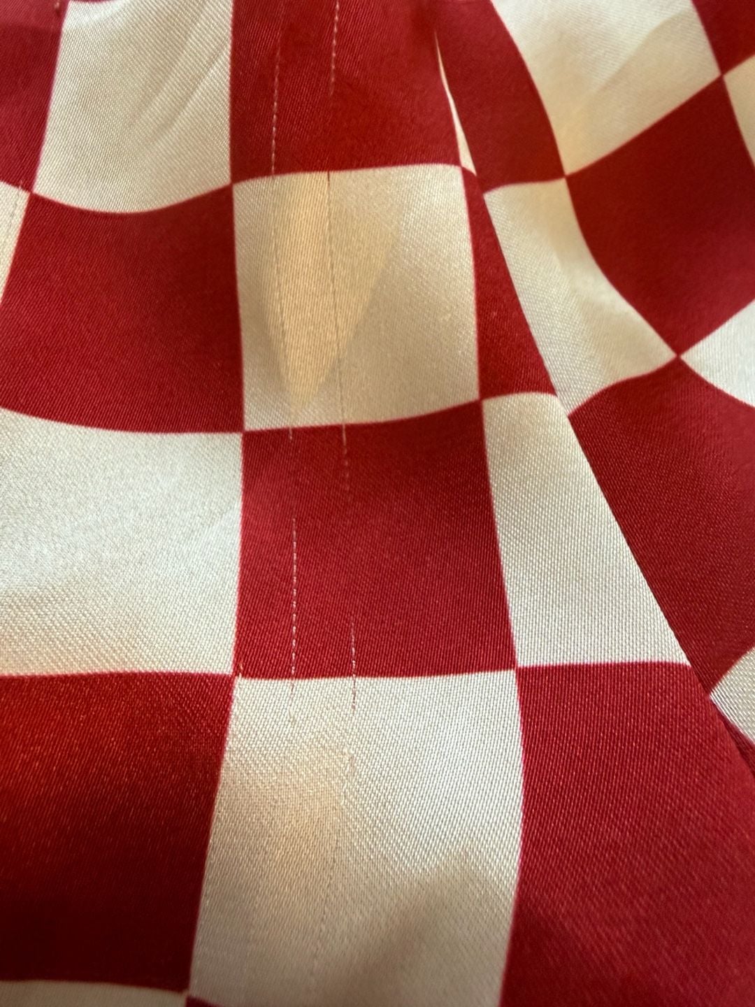 Show Me Your Mumu Early Riser PJ Size XS Red Checkered Pajamas 6