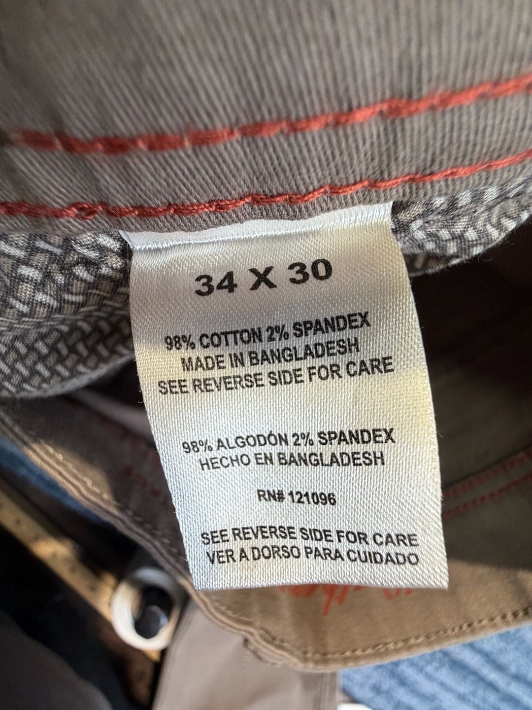 Weatherproof Vintage Pants Size 34x30 Brown Cotton Blend 3