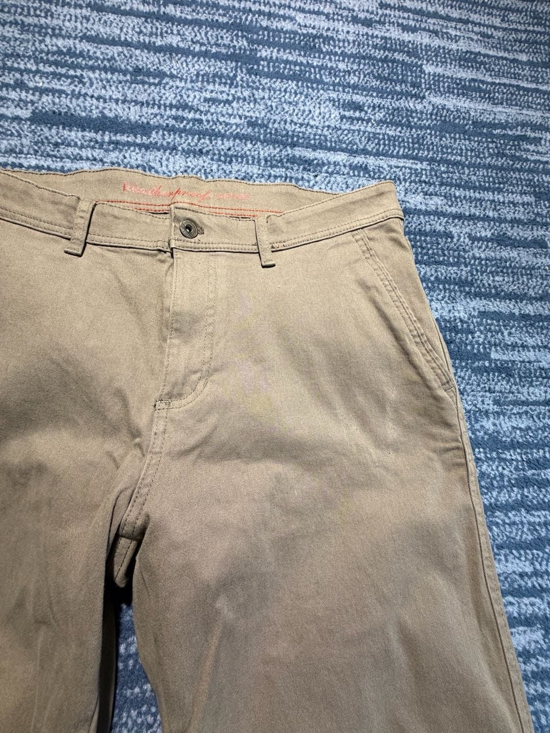 Weatherproof Vintage Pants Size 34x30 Brown Cotton Blend 8