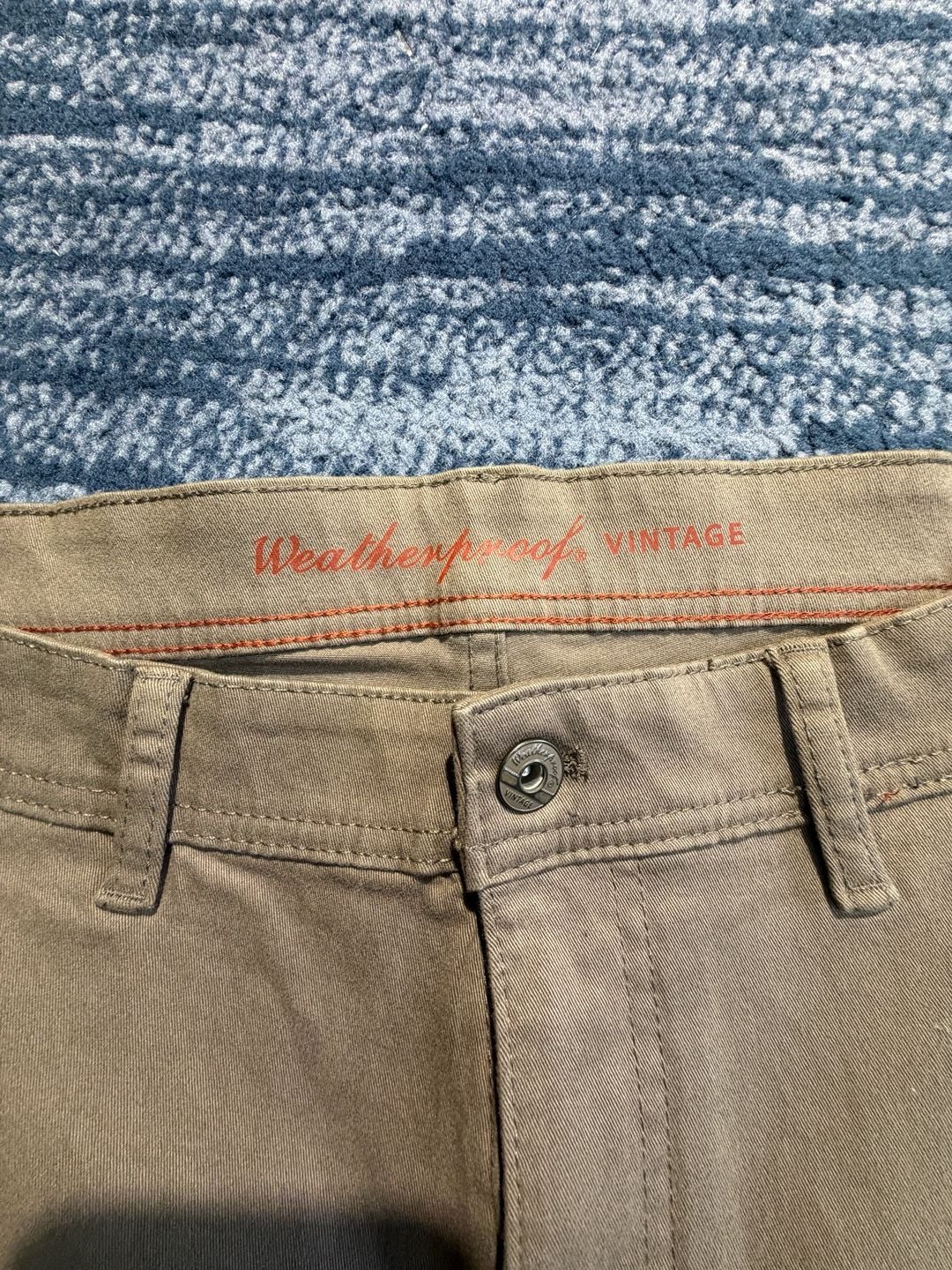 Weatherproof Vintage Pants Size 34x30 Brown Cotton Blend 10