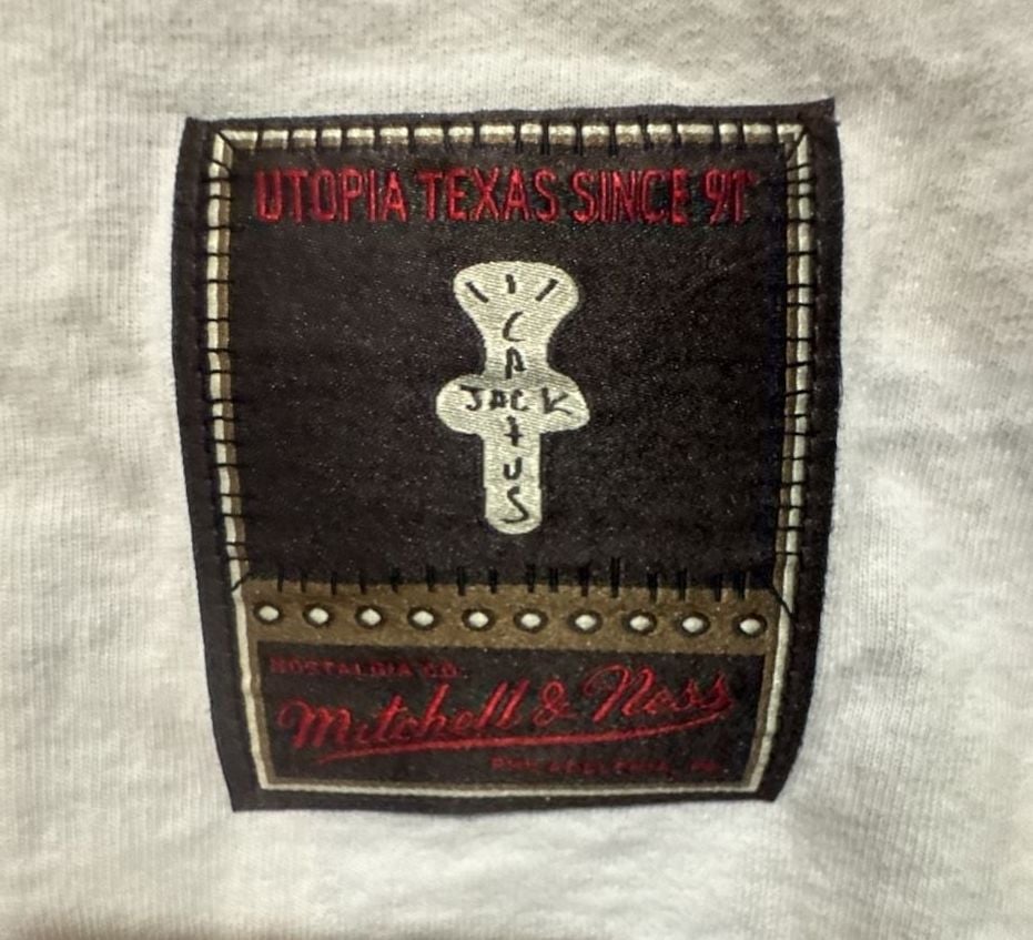 Travis Scott x Mitchell & Ness Ltd Edition University Of Oklahoma Tee Size L White 4