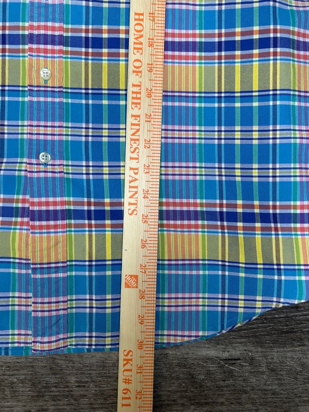 Ralph Lauren Plaid Short Sleeve Button Down Shirt Size XL 7