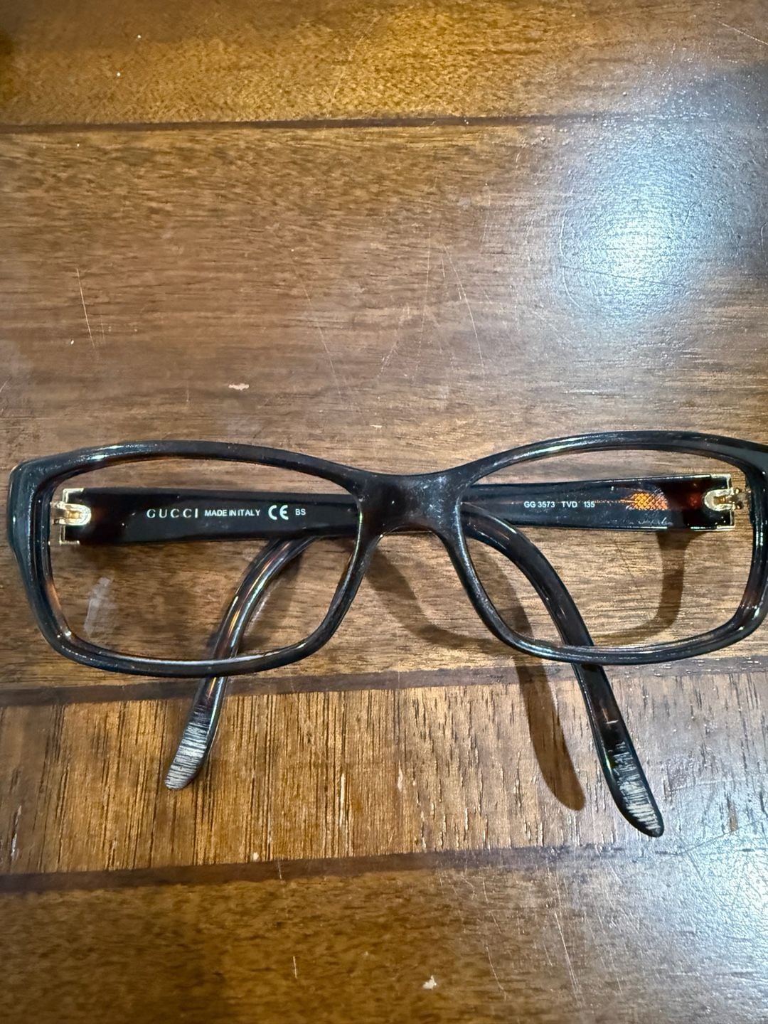 Gucci Eyeglass Frames Lot of 3 Used Repair Parts Restoration Project 8