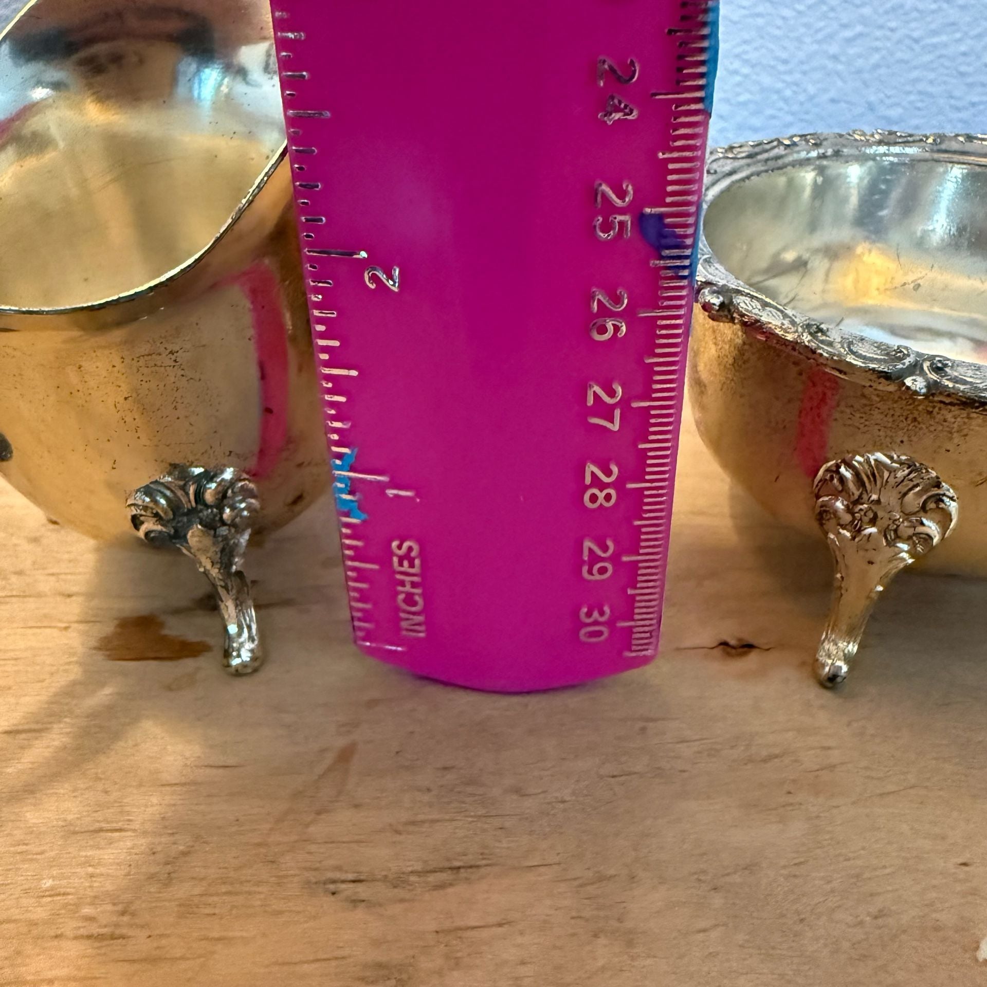 Holiday Imports Silverplate Creamer Sugar Tray Set Made in Japan 8