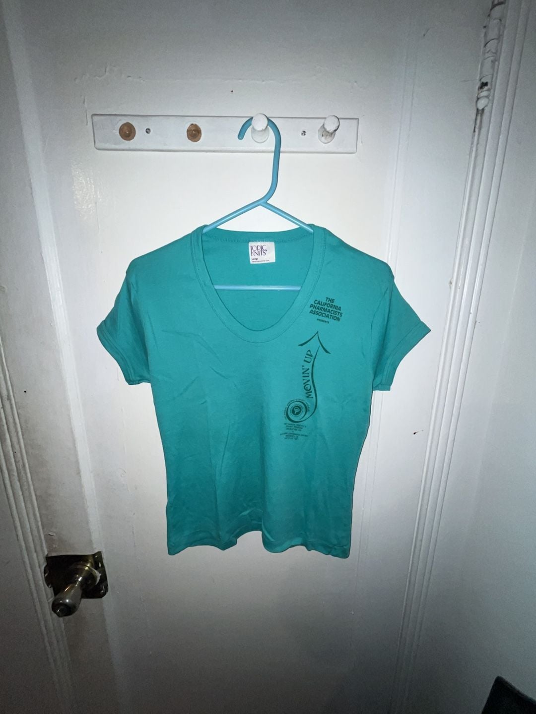 Topic Knits T-Shirt Size Large Vintage 1981 California Pharmacists Association 2