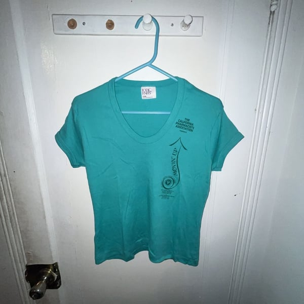 Topic Knits T-Shirt Size Large Vintage 1981 California Pharmacists Association