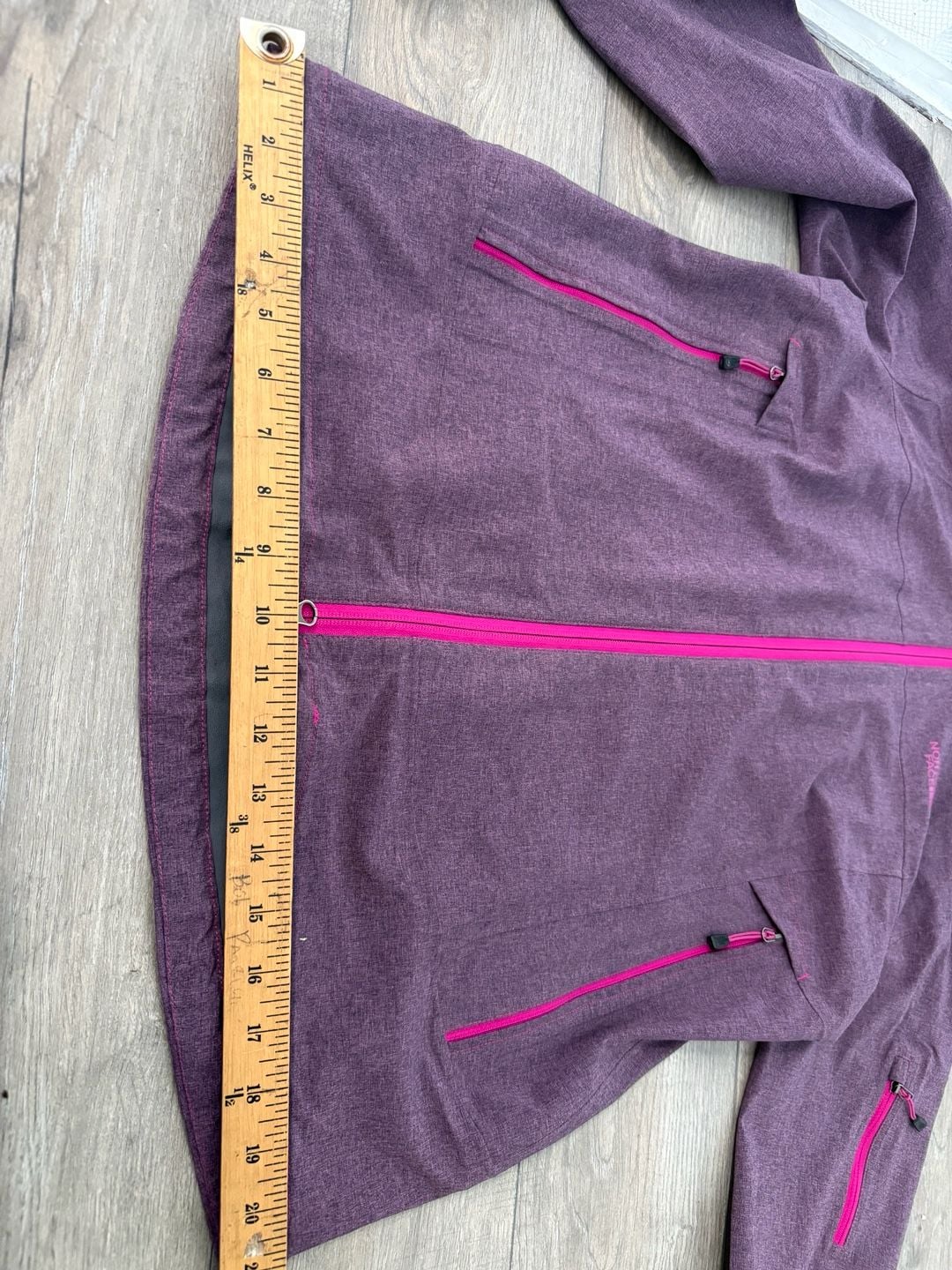 The North Face HyVent Hooded Jacket Size S Plum Pink 8