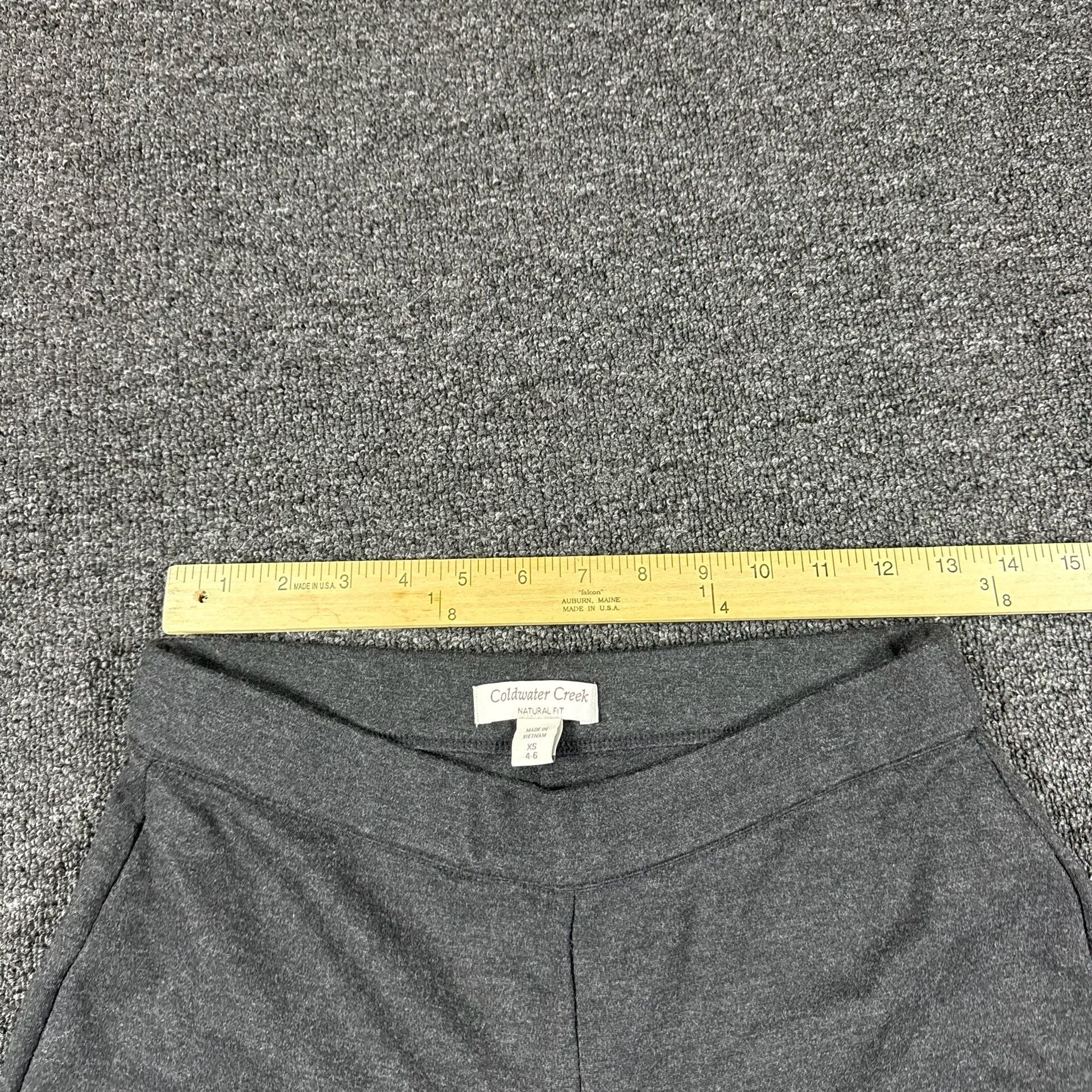 Coldwater Creek Pants Size XS 4-6 Gray Natural Fit Casual 4
