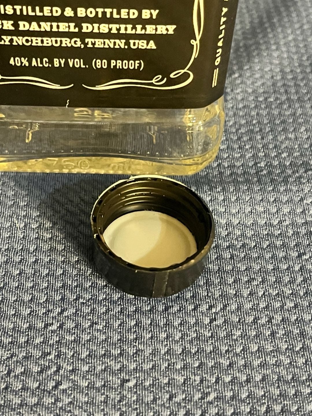 Jack Daniel's Old No. 7 Tennessee Whiskey Empty Bottle with Cap 6