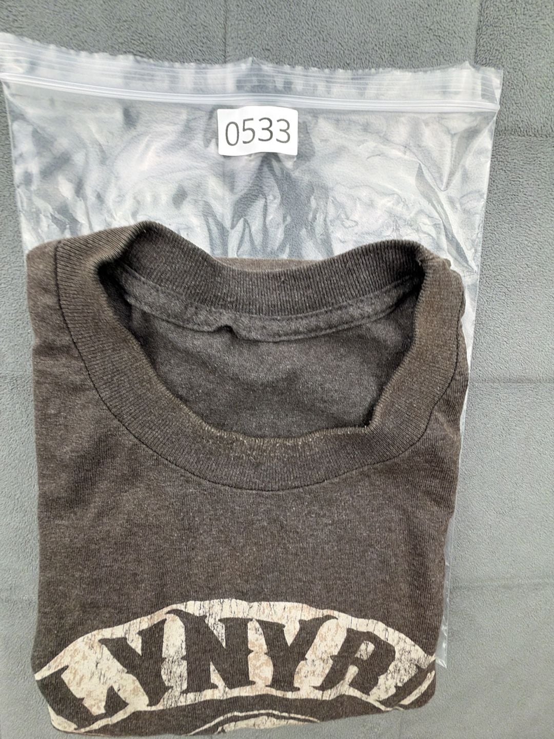 Winterland Lynyrd Skynyrd Skull Wings Biker Rock Band T-Shirt Gray faded Size M 6