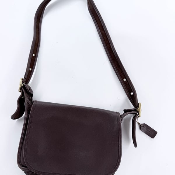Vintage Coach Patricia Legacy Bag 9951 Brown Leather Crossbody Purse