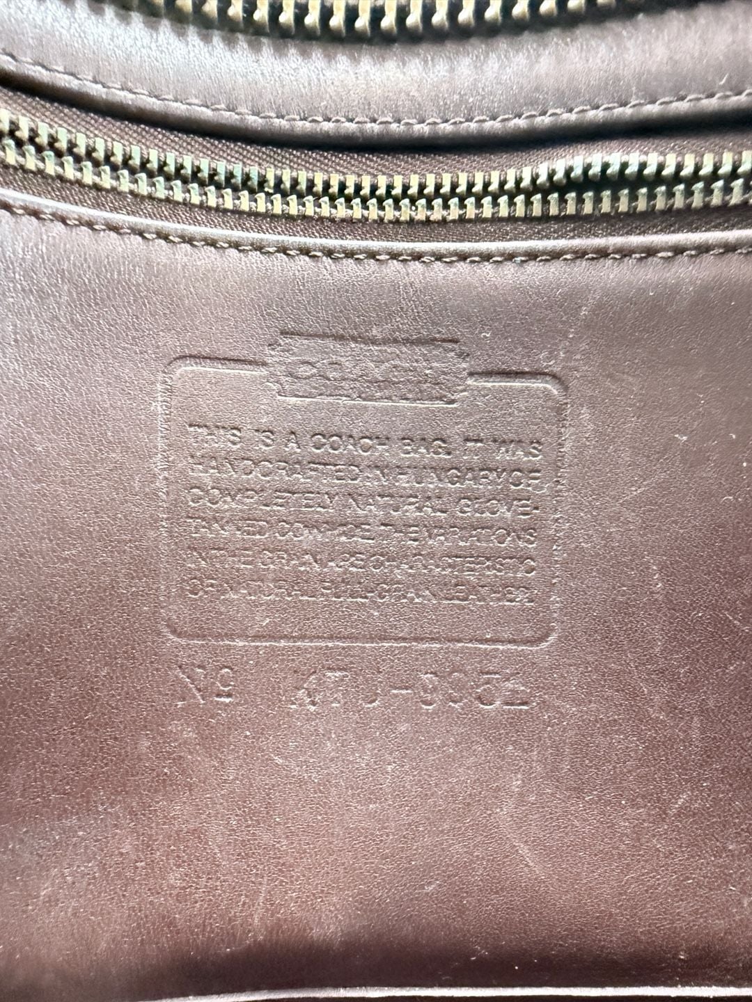 Vintage Coach Patricia Legacy Bag 9951 Brown Leather Crossbody Purse 2