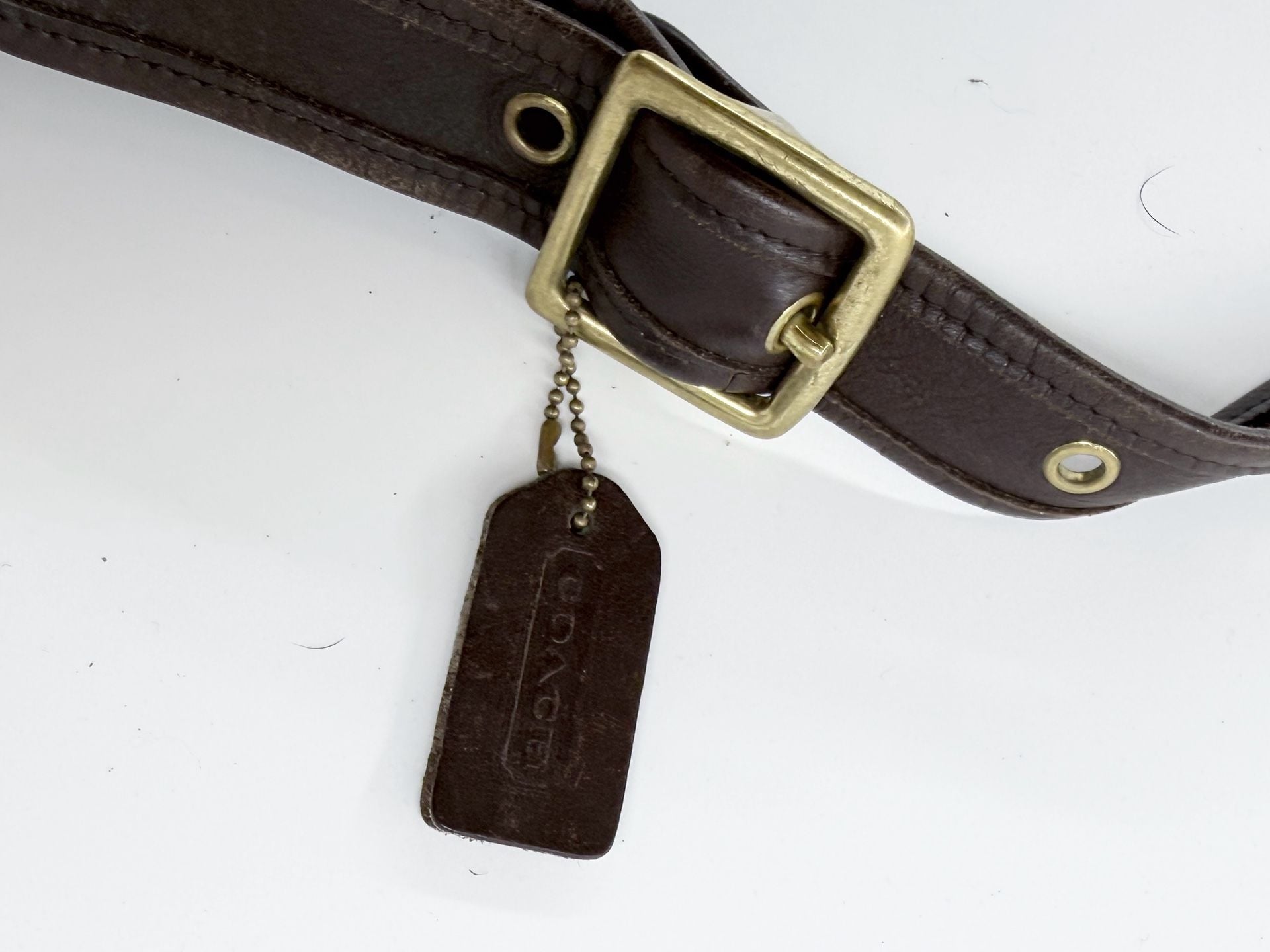 Vintage Coach Patricia Legacy Bag 9951 Brown Leather Crossbody Purse 3