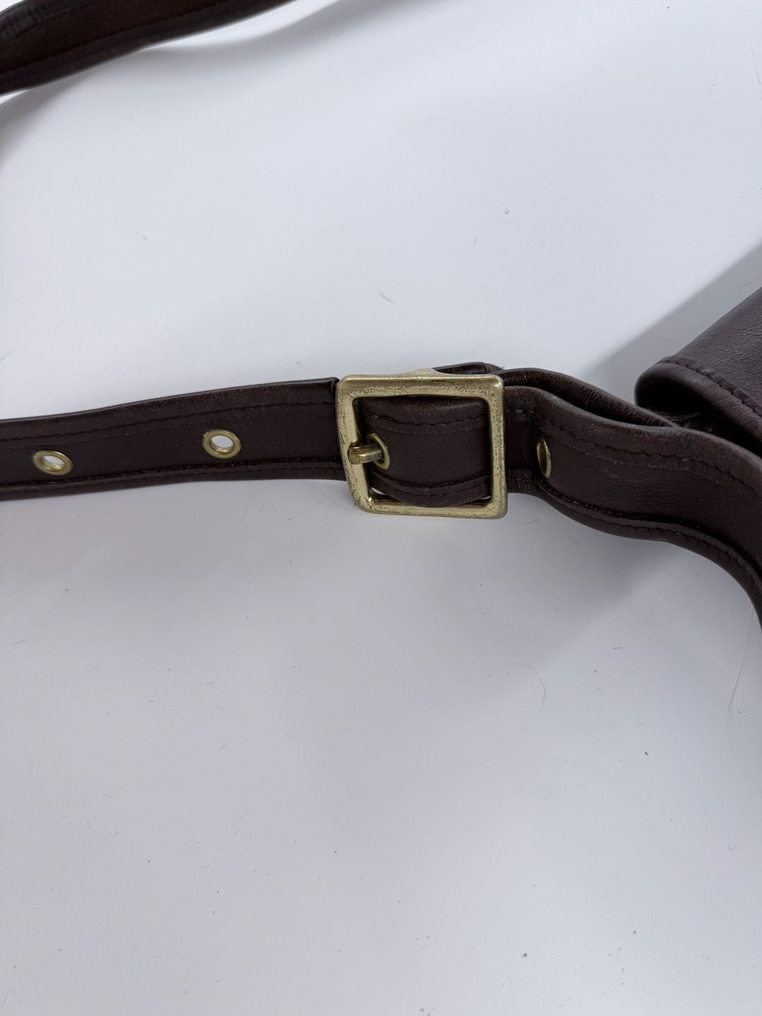 Vintage Coach Patricia Legacy Bag 9951 Brown Leather Crossbody Purse 4