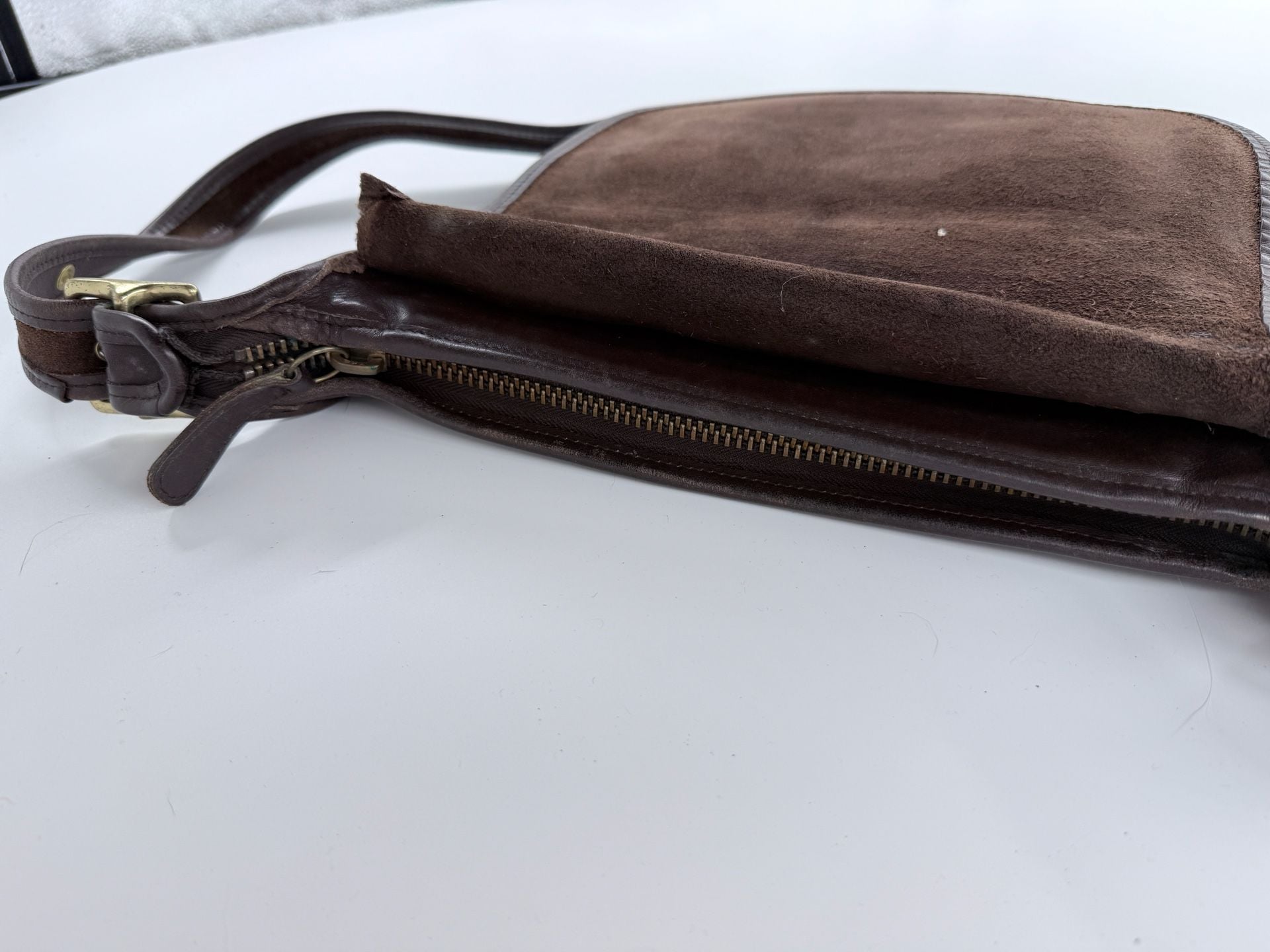 Vintage Coach Patricia Legacy Bag 9951 Brown Leather Crossbody Purse 5