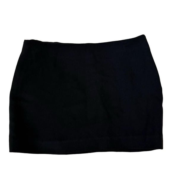 Reformation Black Mini Skirt Size 0