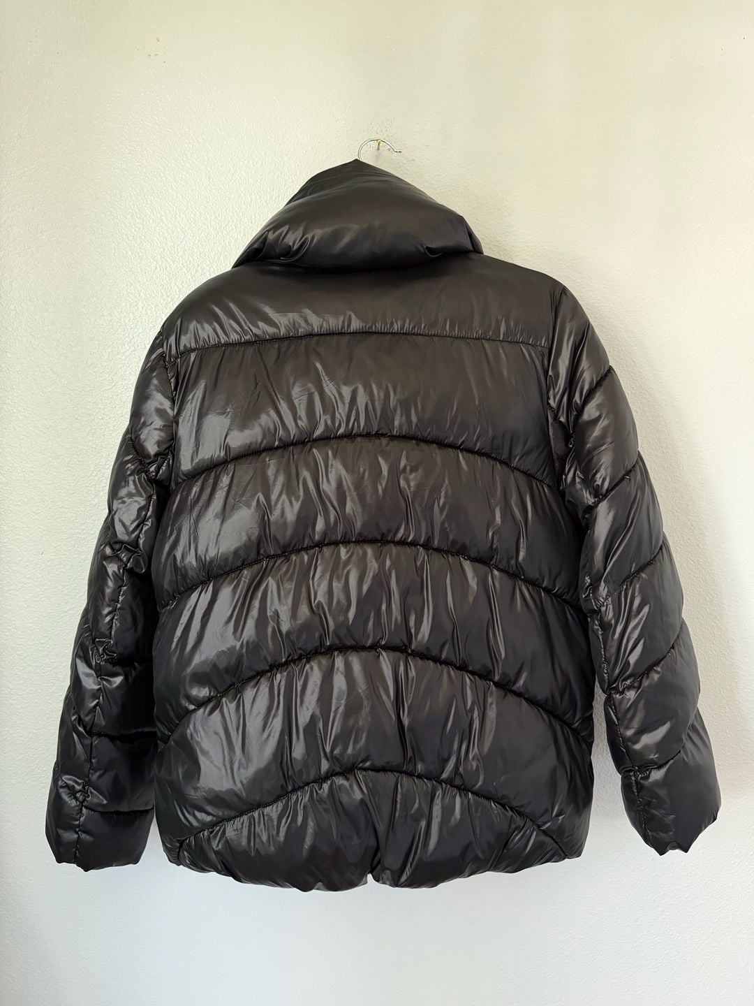 Rachel Parcell Puffer Jacket Size S Black 3