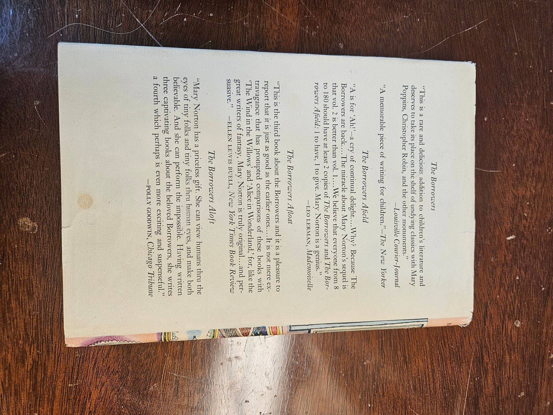 The Borrowers Mary Norton Vintage Hardcover DJ Early Printing Beth Joe Krush 6
