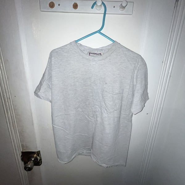 Mixed Blues Pocket T-Shirt Grey Heather