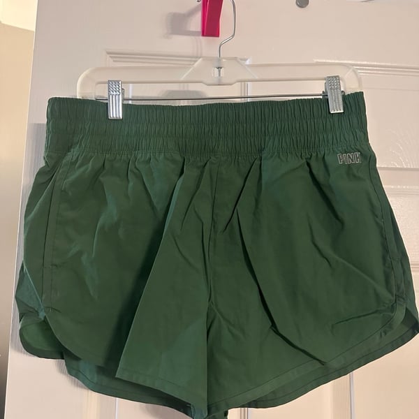 Pink Active Green Athletic Shorts Size L