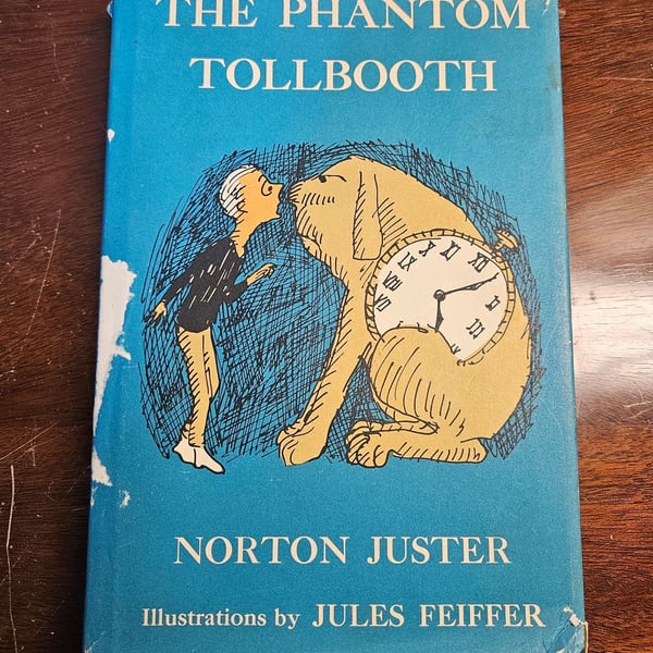 The Phantom Tollbooth Norton Juster Vintage 1960s HC Dust Jacket Random House