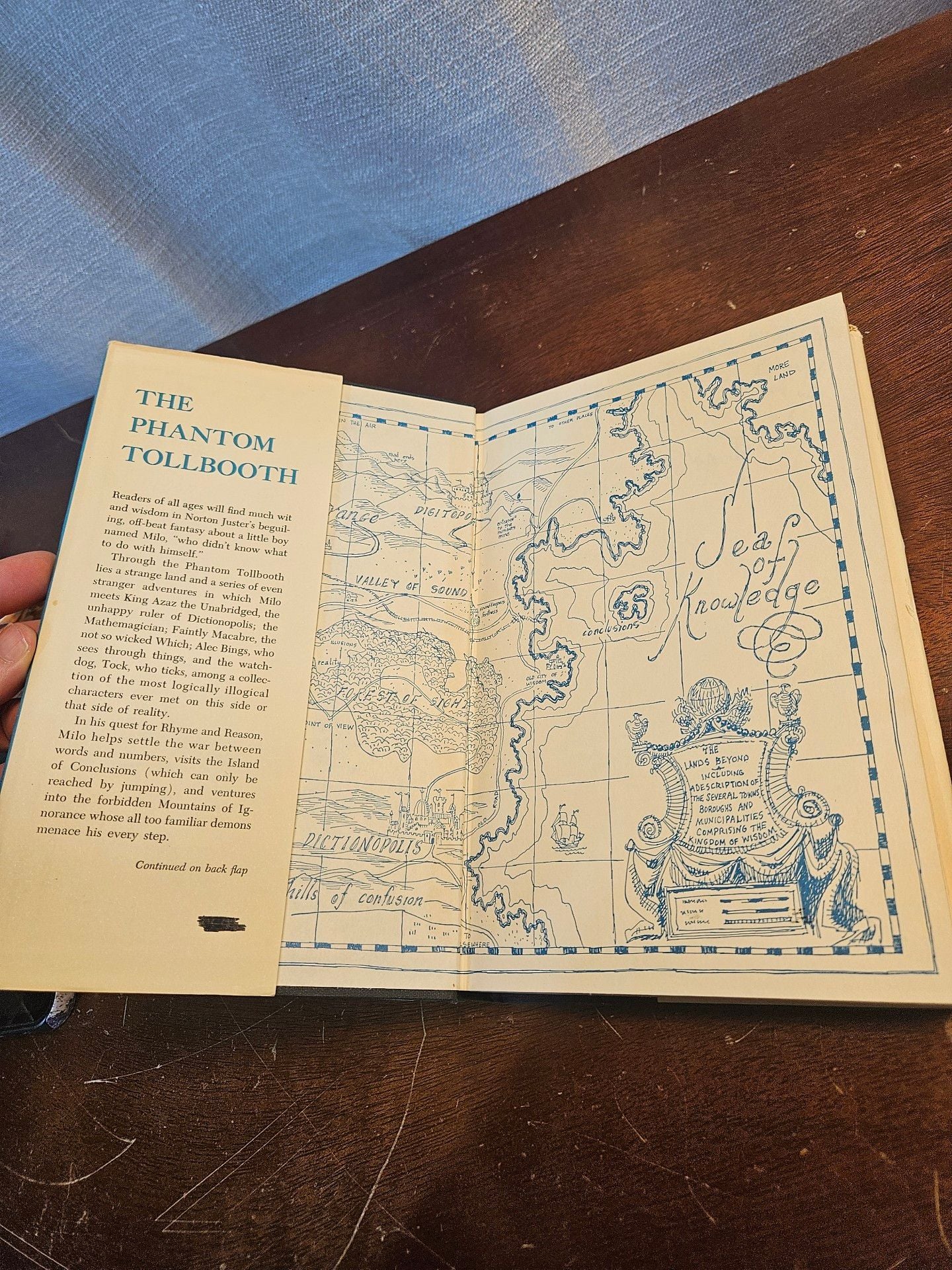 The Phantom Tollbooth Norton Juster Vintage 1960s HC Dust Jacket Random House 7