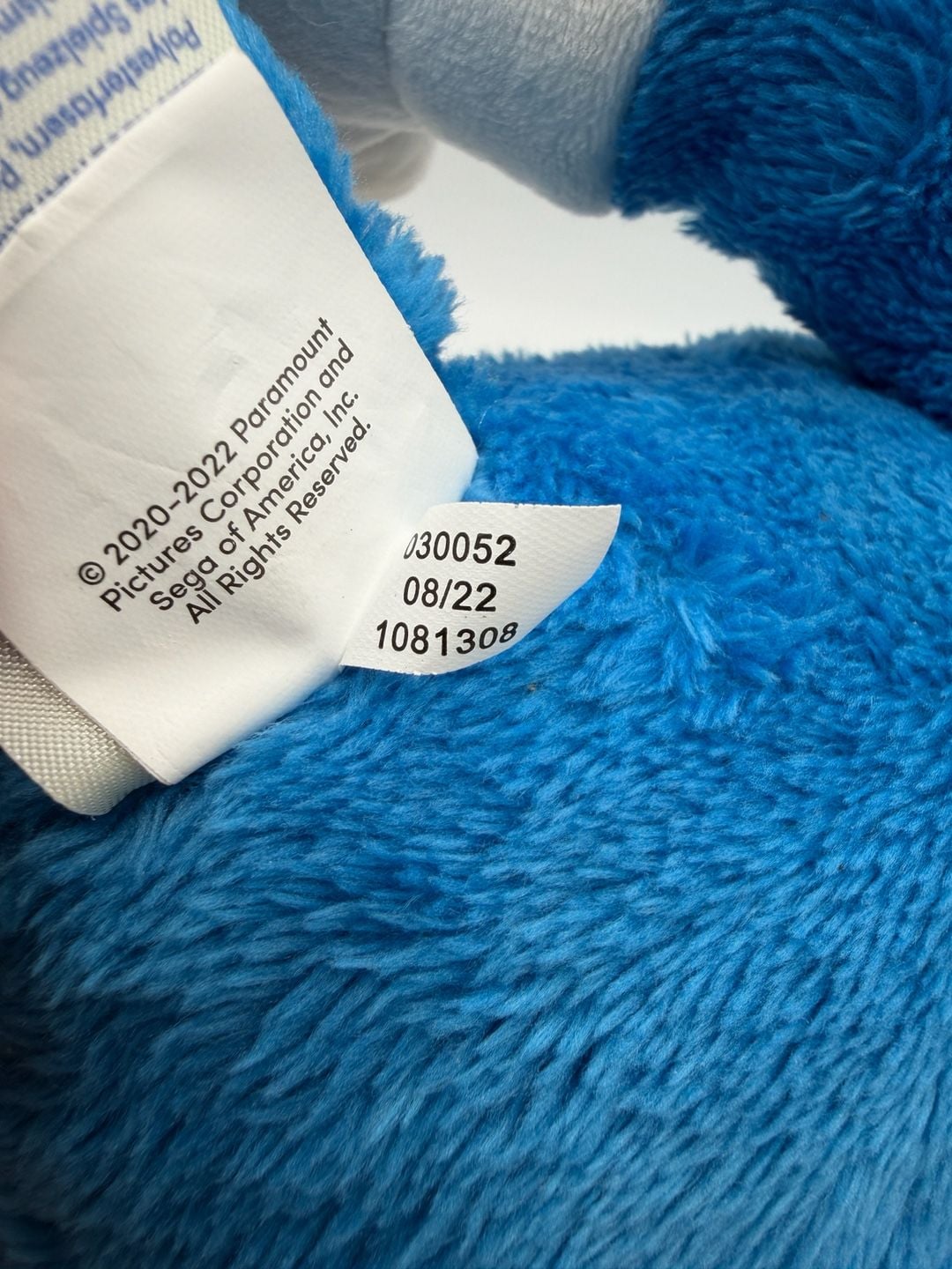 Build A Bear Sonic The Hedgehog 2 Movie Plush 2022 BAB 16” Blue #030052 7