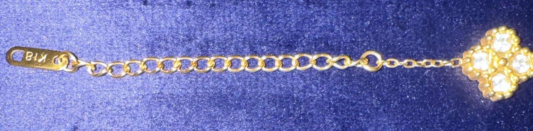 18 K Yellow Gold plated Clover Bracelet 3