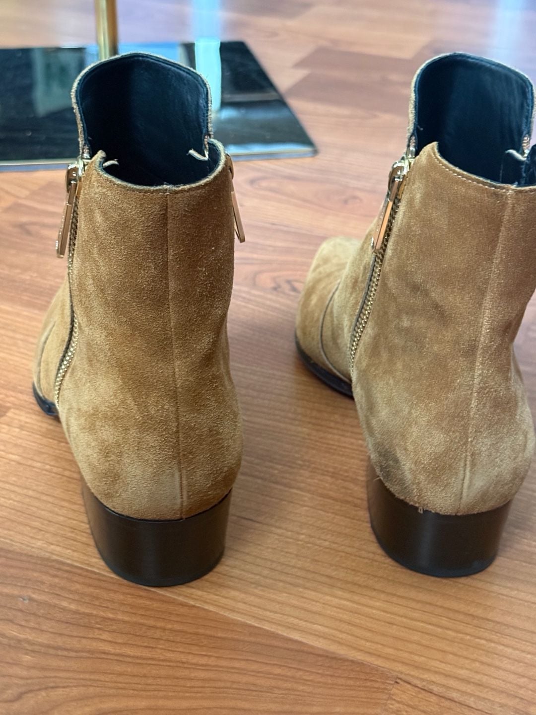 Balmain Brown Suede Anthos Boots Balmain 10