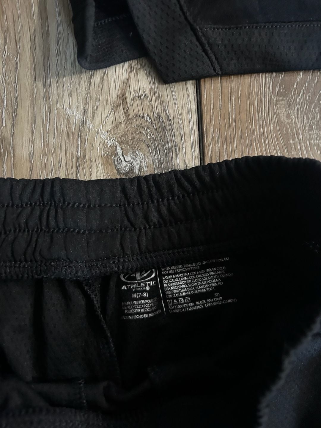 Athletic Works Women's Black Athletic Shorts Size M (7-8) 3-Pack 2
