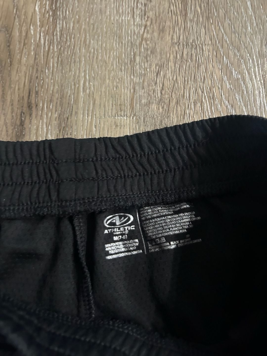 Athletic Works Women's Black Athletic Shorts Size M (7-8) 3-Pack 4