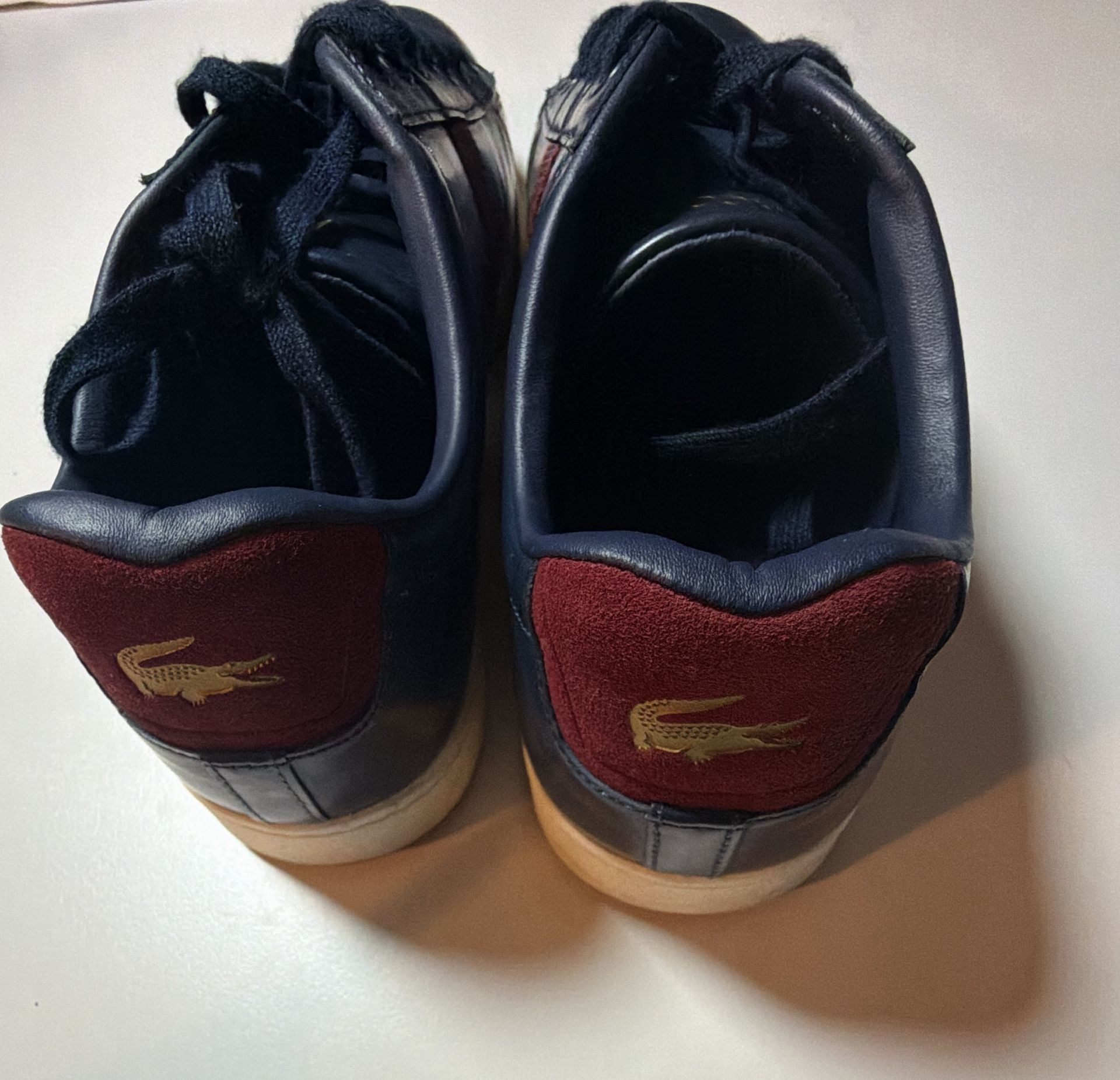 Lacoste Carnaby Evo 419 3 SMA Size 11 Blue Leather Sneakers 5