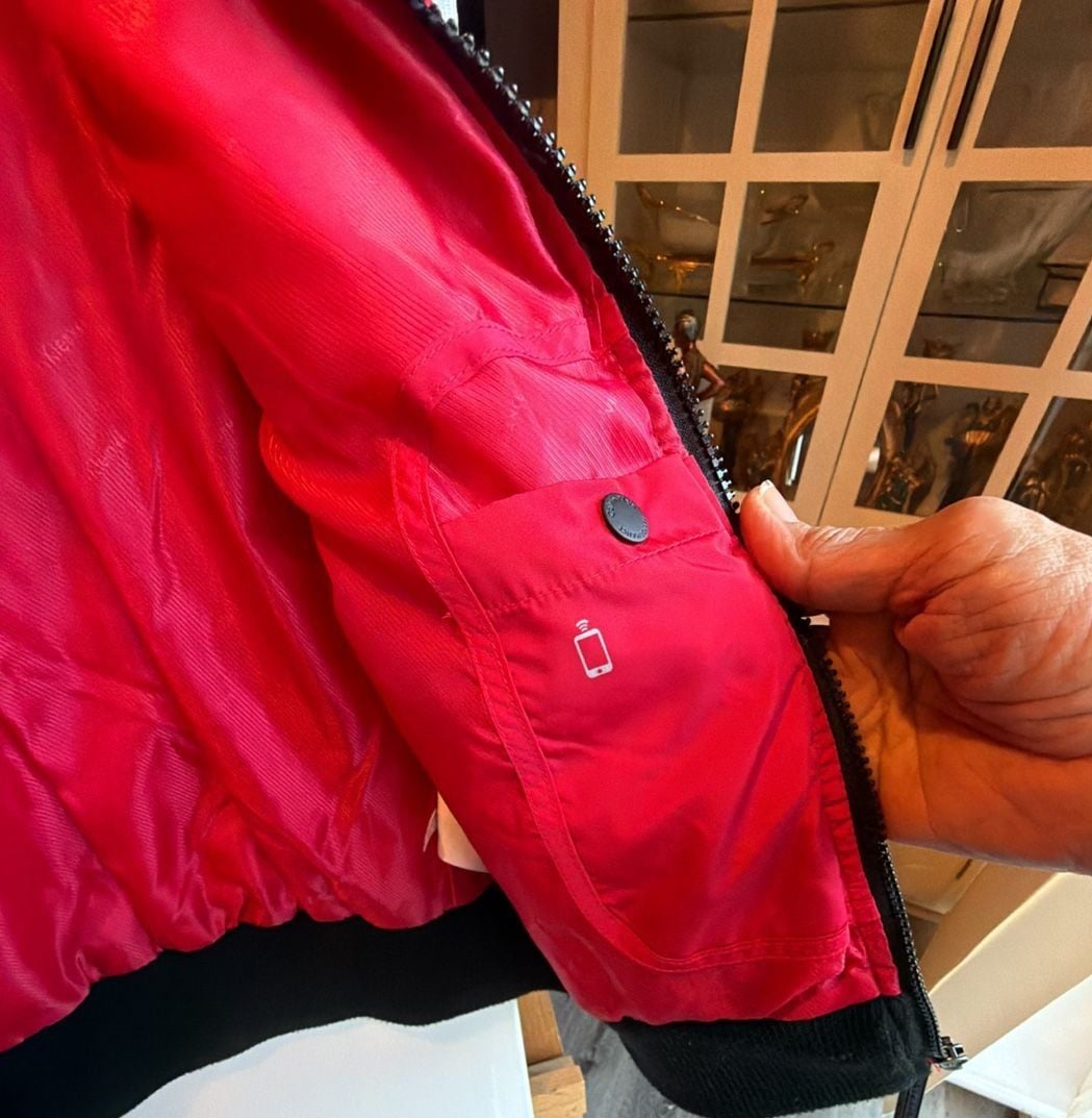 Calvin Klein Performance Red Black Quilted Puffer Vest Large 4