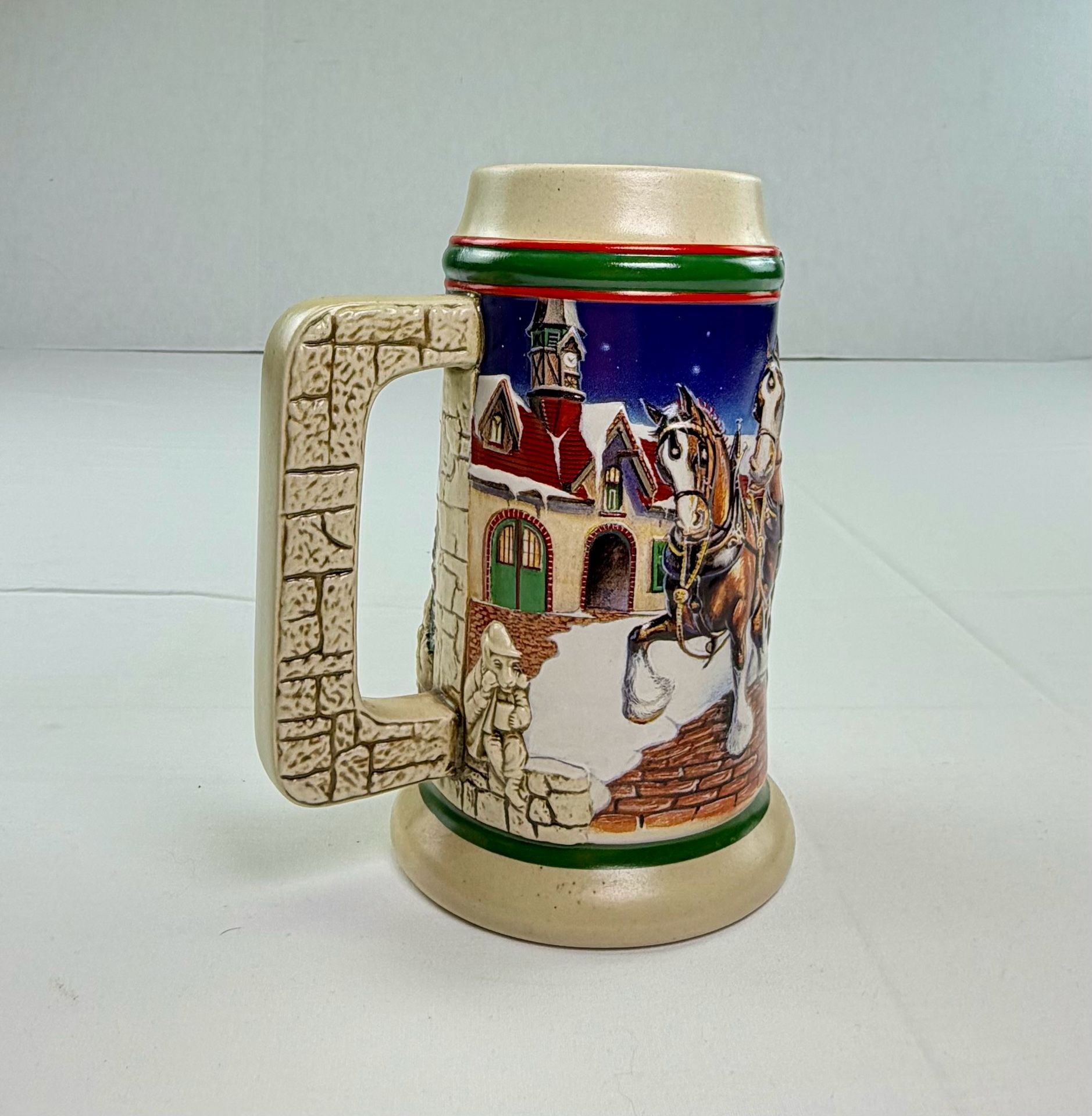 Budweiser 1998 Grant's Farm Holiday Beer Stein CS343 6