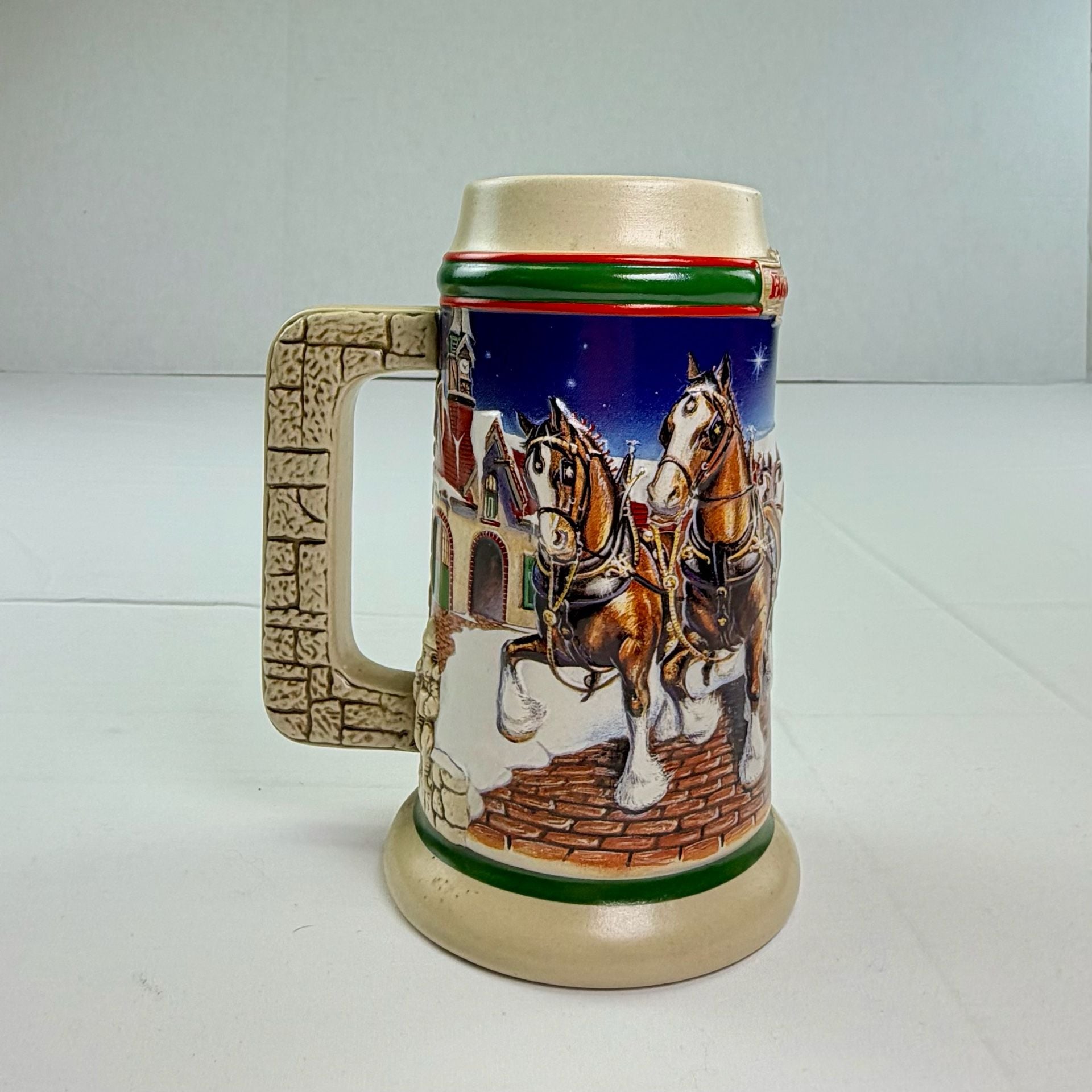 Budweiser 1998 Grant's Farm Holiday Beer Stein CS343 7