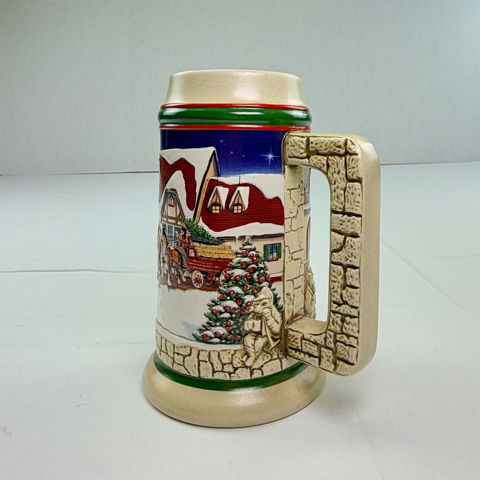 Budweiser 1998 Grant's Farm Holiday Beer Stein CS343 8